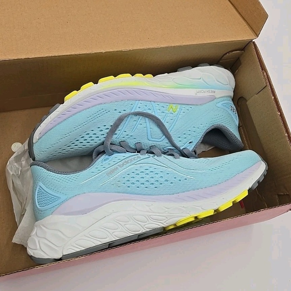New Balance Fresh Foam X 860v13 Women's Size 6 Running Shoes Blue New worn Box - Picture 7 of 8